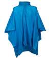 SC010 Plastic Rain Poncho Sapphire colour image